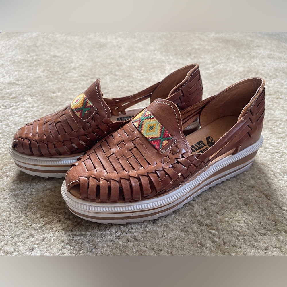 Mexican Handmade Closed Toe Sandal Huarache Artesanal Mexicano Cerrado